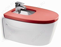 Roca Крышка для биде "Khroma" 806652F3T с микролифтом (красный) – фотография-2